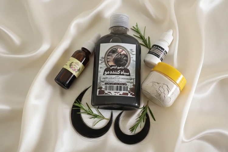 پک سیاه کننده مو گیاهی پارس طب