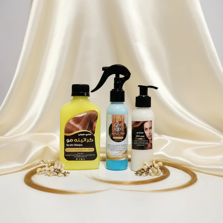 پک تقویت و کراتینه مو گیاهی پارس طب